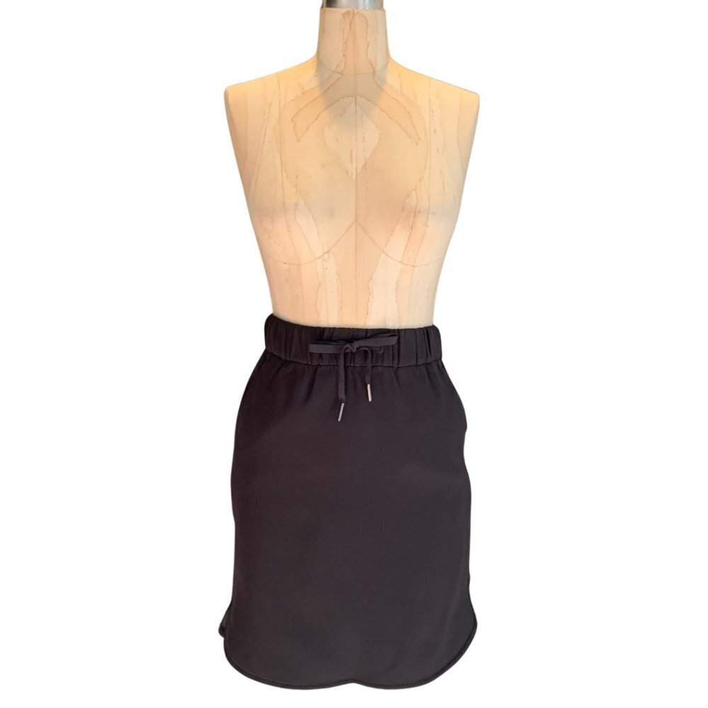 Lululemon Womens Black On The Fly Pull On Skirt Size 2 - Picture 4 of 13